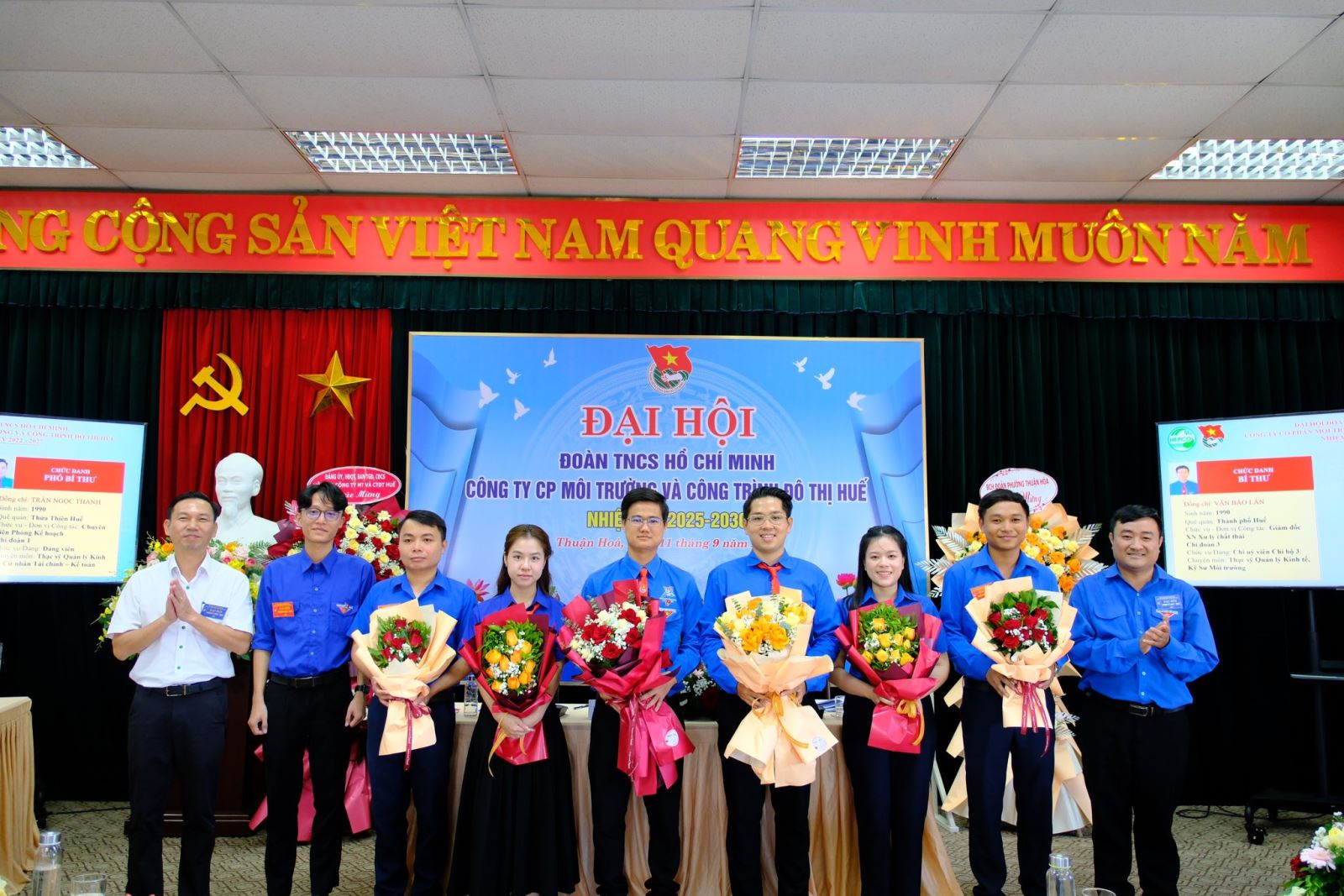 ĐẠI HỘI ĐOÀN THANH NIÊN CÔNG TY CỔ PHẦN MÔI TRƯỜNG VÀ CÔNG TRÌNH ĐÔ THỊ HUẾ NHIỆM KỲ 2025 – 2030